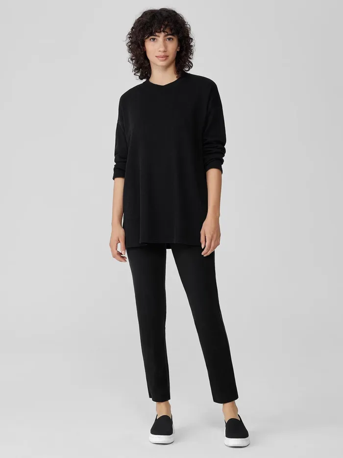 Pima Cotton Stretch Jersey HighWaisted Pant Black Women Eileen Fisher Pants Shorts and Jumpsuits Pima Cotton Stretch Jersey HighWaisted Pant Black Women Eileen Fisher Pants Shorts and Jumpsuits