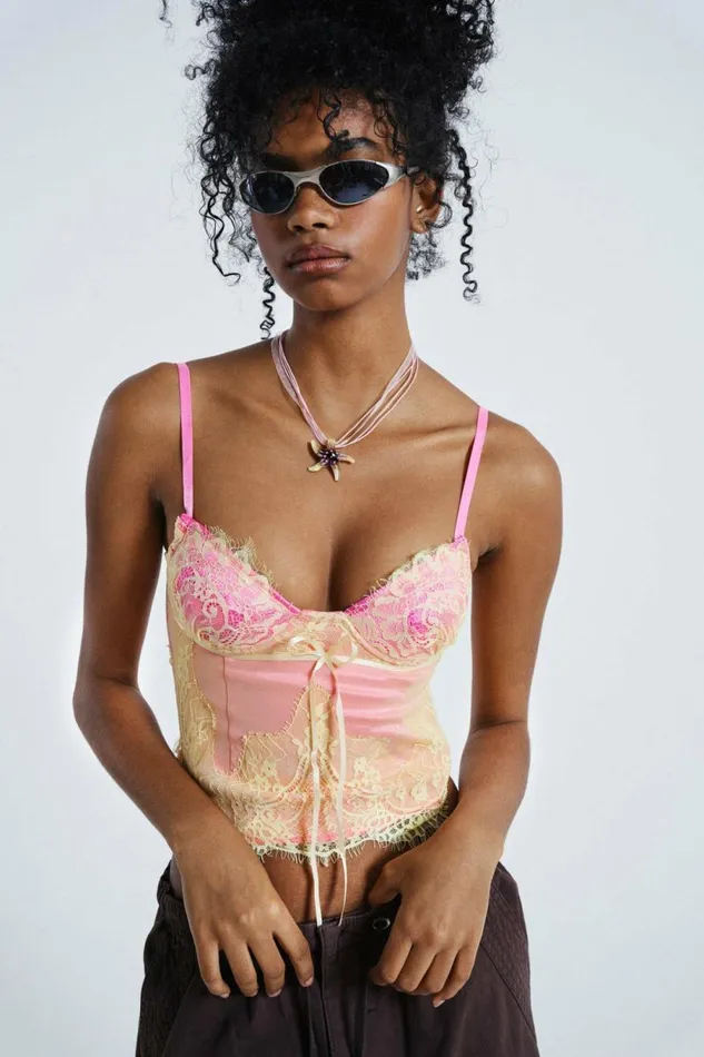 Pink Lorelai Corset Pink Women Jaded London Corsets Pink Lorelai Corset Pink Women Jaded London Corsets