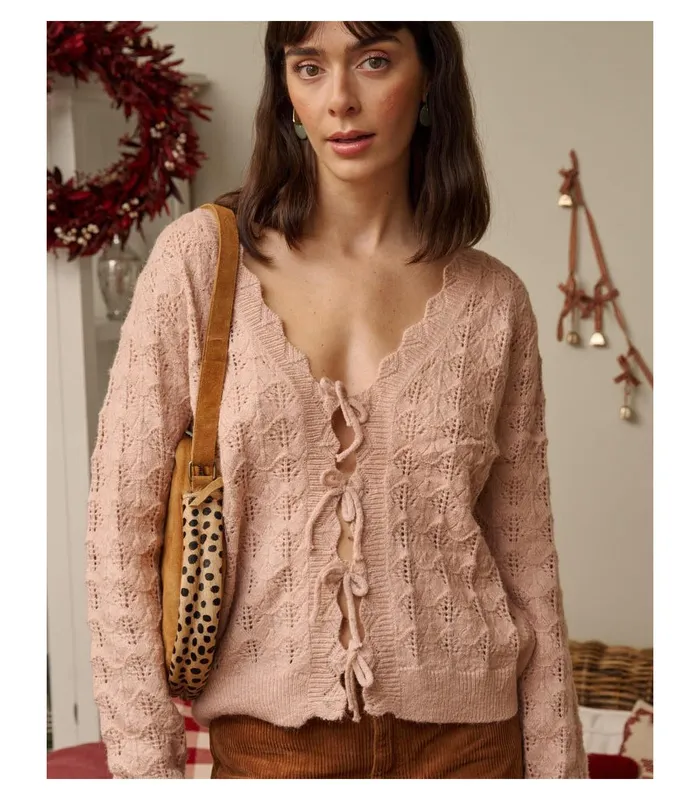 Polin Et Moi Andre Lazos Cardigan Nude Women Cardigans And Sweaters Polin Et Moi Andre Lazos Cardigan Nude Women Cardigans And Sweaters