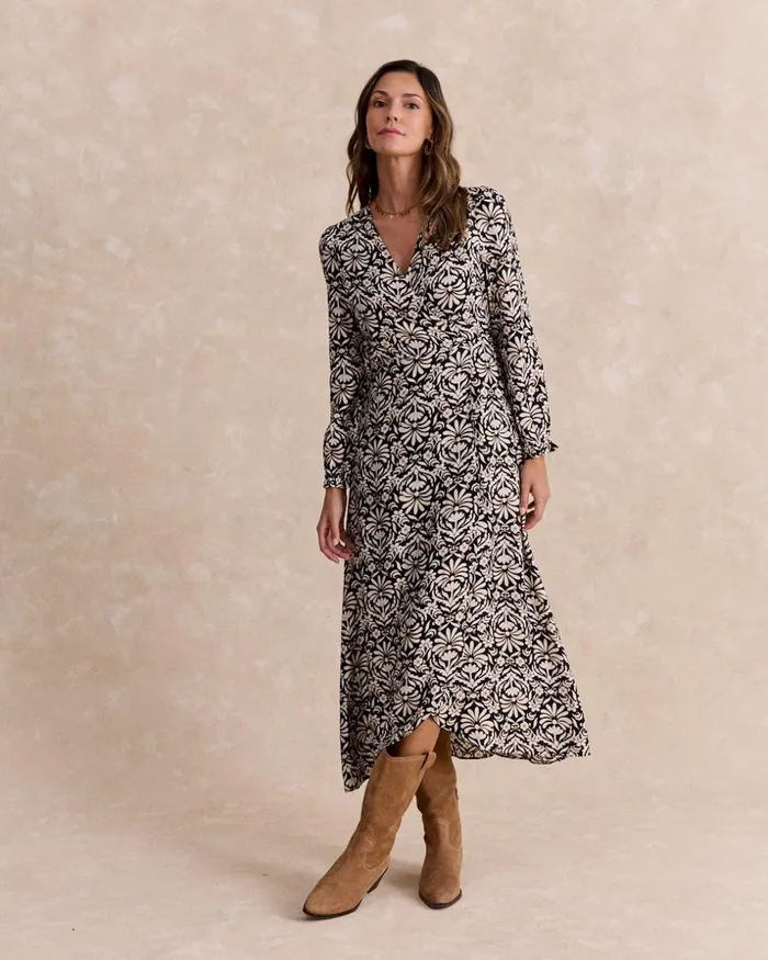 Polin Et Moi Crumita Long Dress Black Women Dresses And Jumpsuits Polin Et Moi Crumita Long Dress Black Women Dresses And Jumpsuits