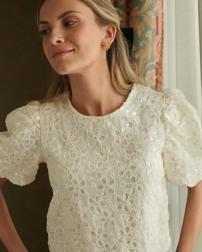 Polin Et Moi Elara Embroidered Top Raw Women Blouses And Shirts Polin Et Moi Elara Embroidered Top Raw Women Blouses And Shirts