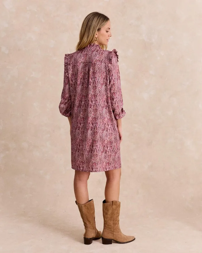 Polin Et Moi Figara Ruffle Dress Mallow Women Dresses And Jumpsuits Polin Et Moi Figara Ruffle Dress Mallow Women Dresses And Jumpsuits