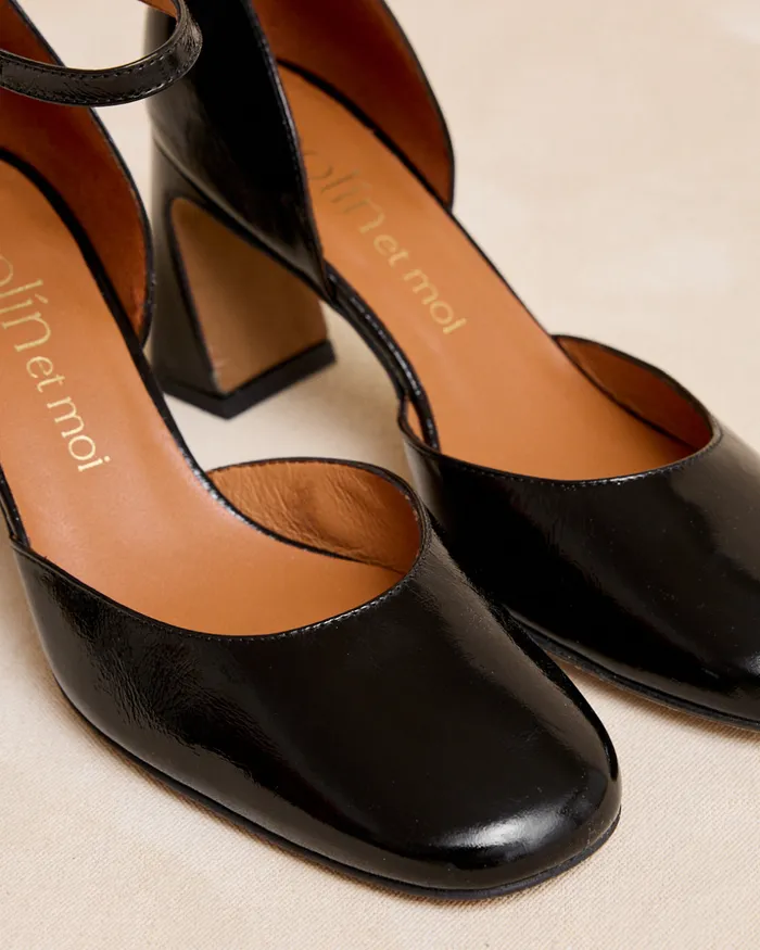 Polin Et Moi Negrela Heel Shoe Black Women Heels Polin Et Moi Negrela Heel Shoe Black Women Heels