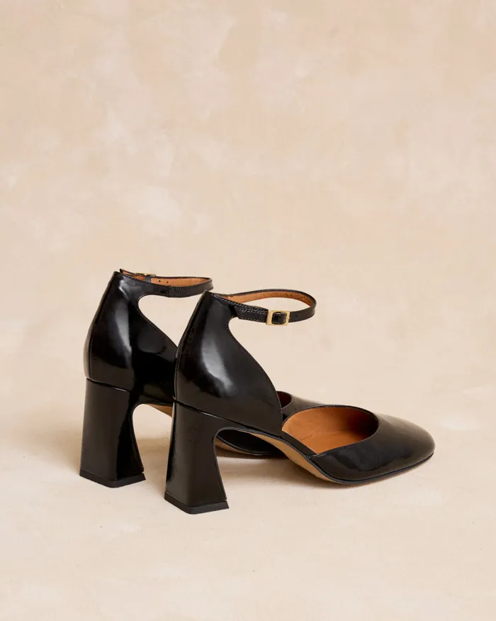 Polin Et Moi Negrela Heel Shoe Black Women Heels Polin Et Moi Negrela Heel Shoe Black Women Heels