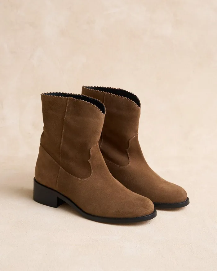 Polin Et Moi Ondas Serrala Ankle Boots Brown Women Ankle Boots Polin Et Moi Ondas Serrala Ankle Boots Brown Women Ankle Boots
