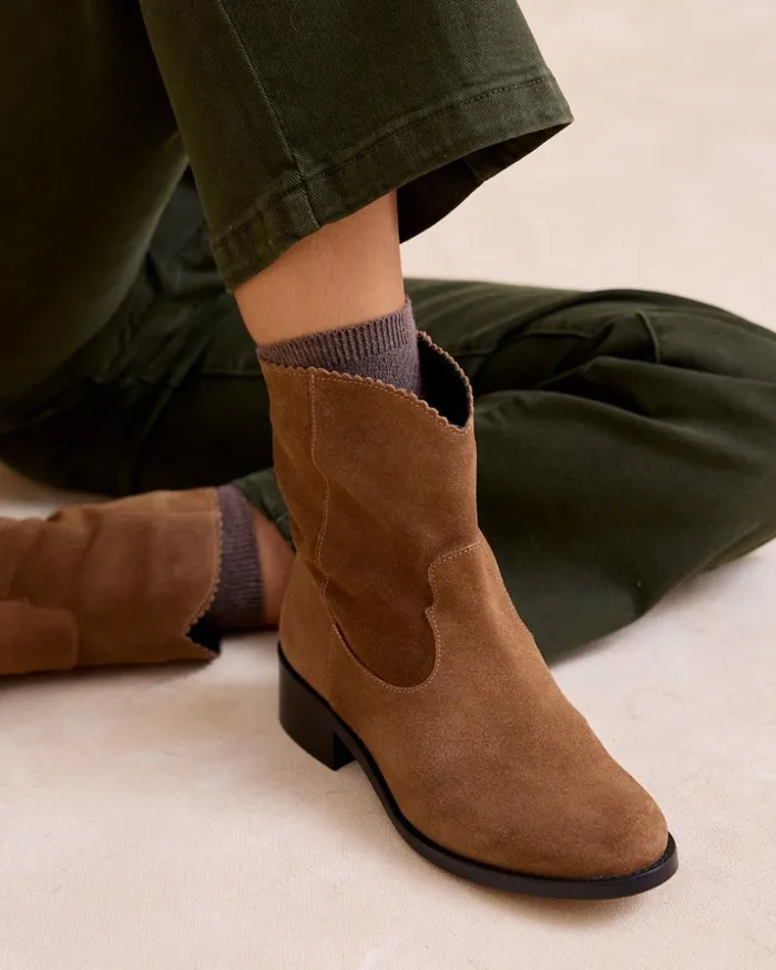 Polin Et Moi Ondas Serrala Ankle Boots Brown Women Ankle Boots Polin Et Moi Ondas Serrala Ankle Boots Brown Women Ankle Boots