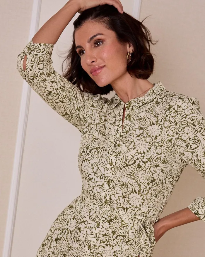 Polin Et Moi Ramira Shirt Dress Olive Women Dresses And Jumpsuits Polin Et Moi Ramira Shirt Dress Olive Women Dresses And Jumpsuits