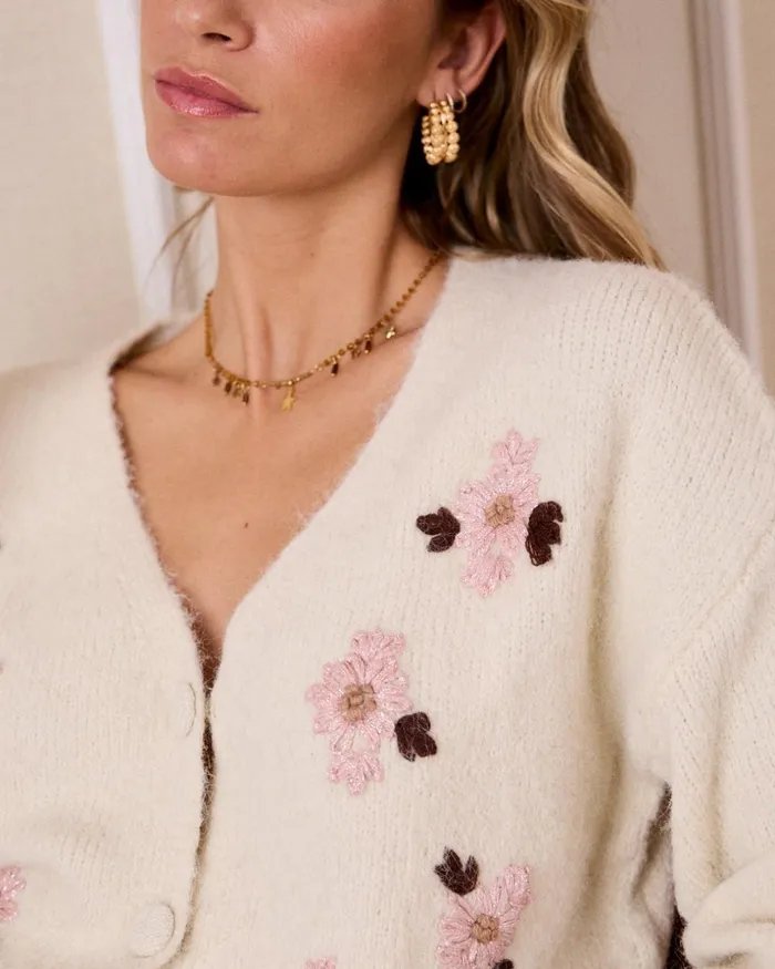 Polin Et Moi Sofia Knitted Cardigan Raw Women Cardigans And Sweaters Polin Et Moi Sofia Knitted Cardigan Raw Women Cardigans And Sweaters