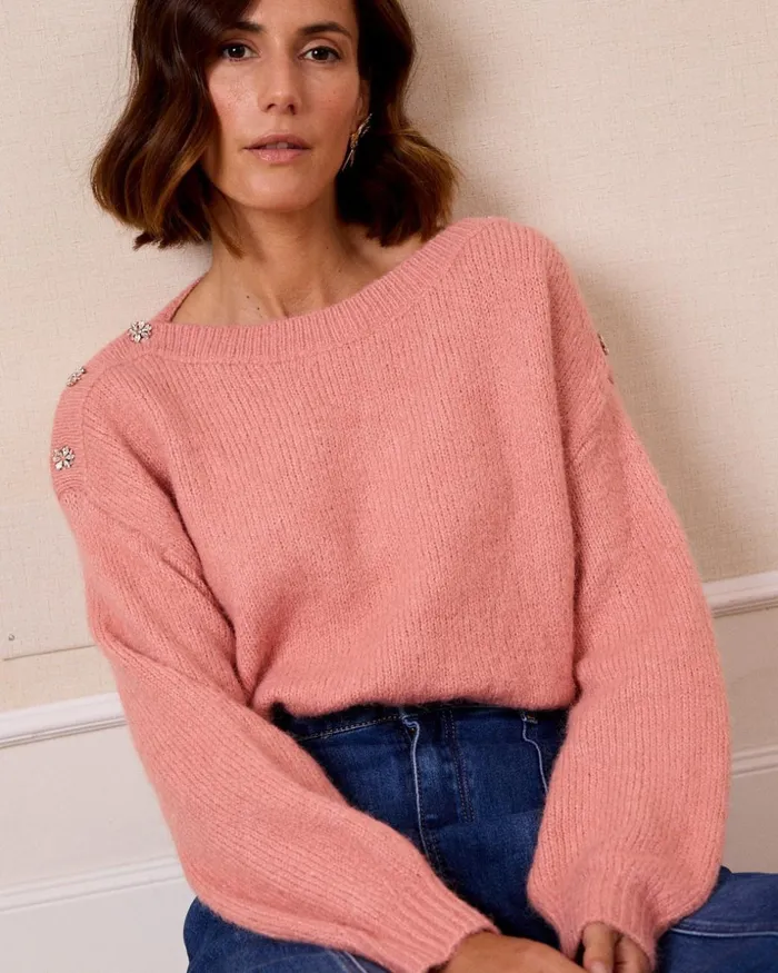 Polin Et Moi Sweater Damiana Diamonds Makeup Women Knitted