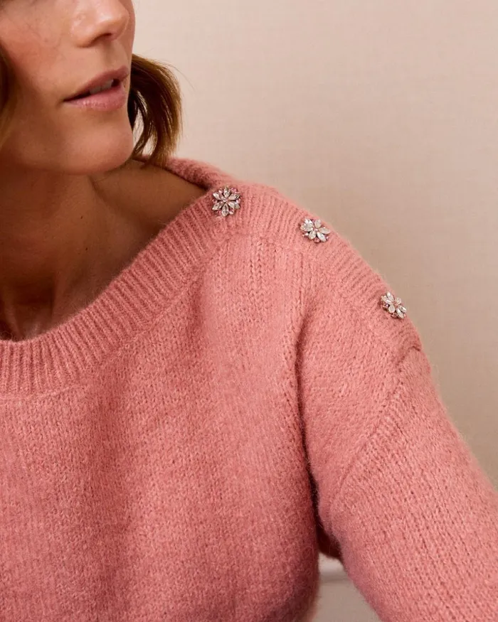 Polin Et Moi Sweater Damiana Diamonds Makeup Women Knitted