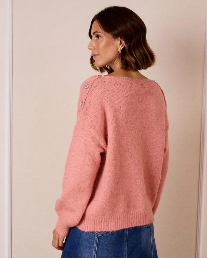 Polin Et Moi Sweater Damiana Diamonds Makeup Women Knitted