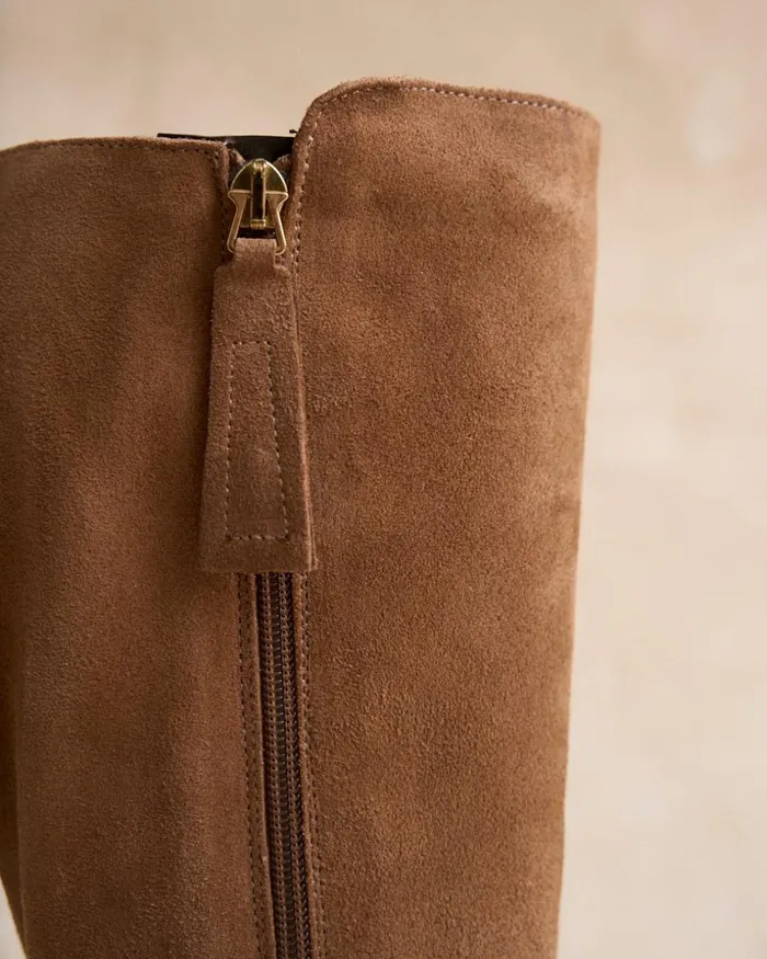 Polin Et Moi Terpola Flat Boot Taupe Women Boots Polin Et Moi Terpola Flat Boot Taupe Women Boots