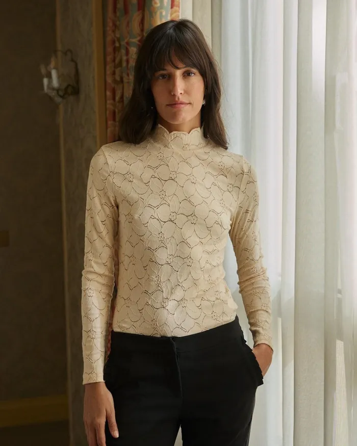 Polin Et Moi Top Knitted Eva Raw Women TShirts And Tops