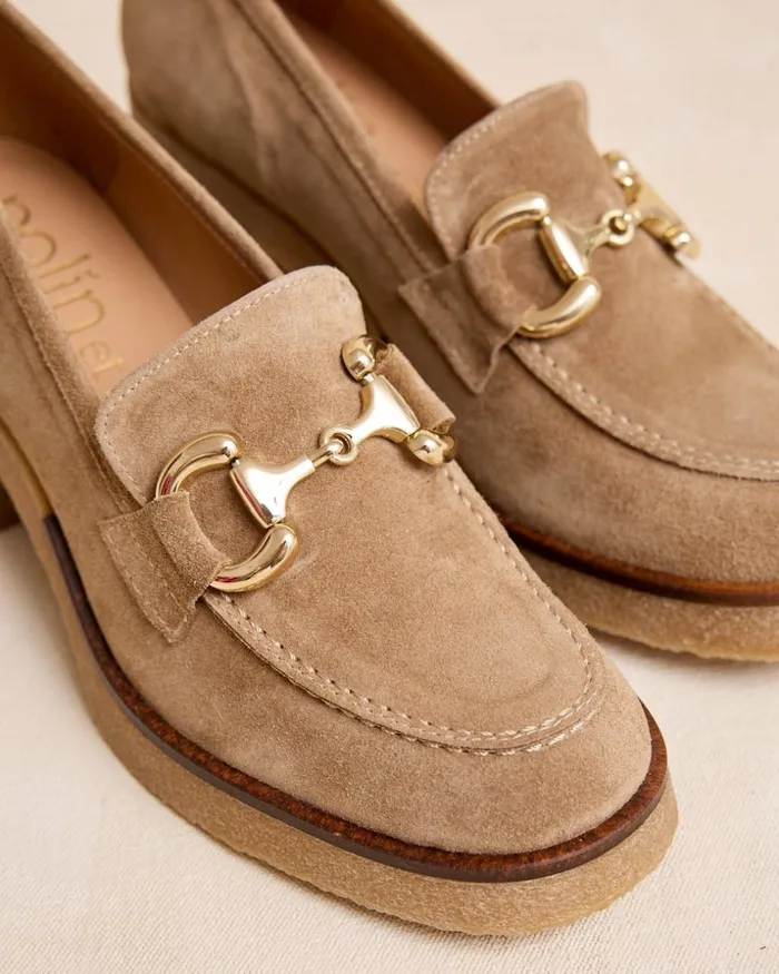 Polin Et Moi Zulea High Moccasin Taupe Women Moccasins Polin Et Moi Zulea High Moccasin Taupe Women Moccasins