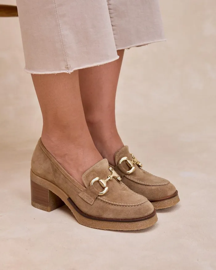 Polin Et Moi Zulea High Moccasin Taupe Women Moccasins Polin Et Moi Zulea High Moccasin Taupe Women Moccasins