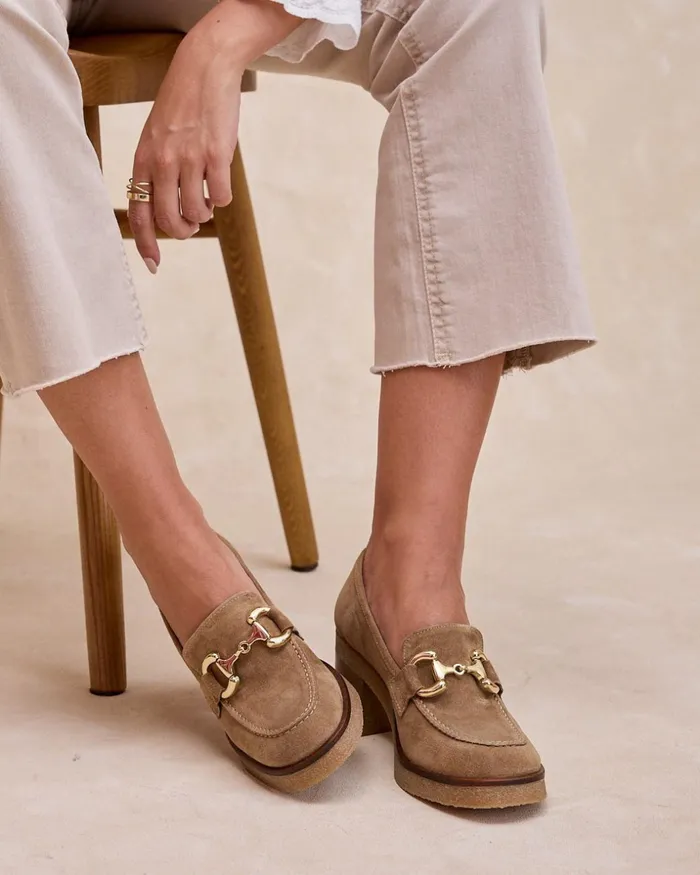 Polin Et Moi Zulea High Moccasin Taupe Women Moccasins Polin Et Moi Zulea High Moccasin Taupe Women Moccasins