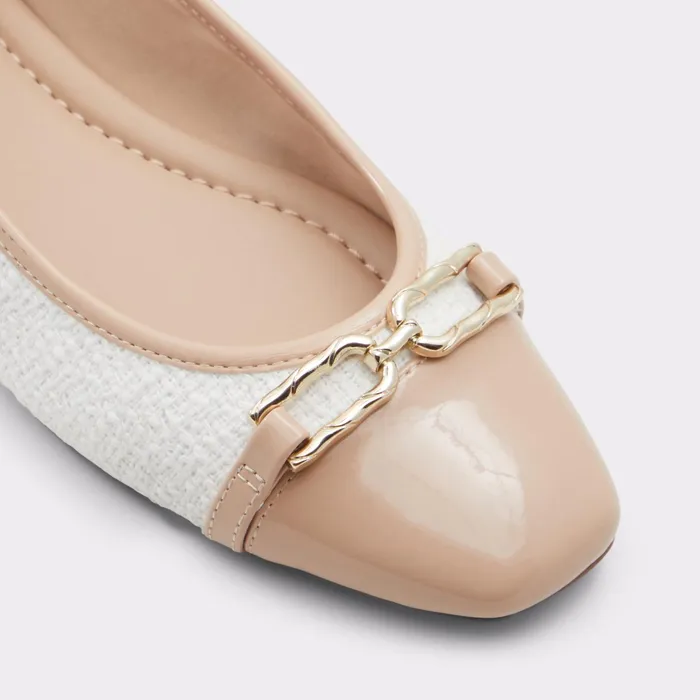 Preri White Women ALDO Ballerinas and SlipOns