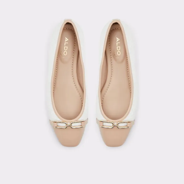 Preri White Women ALDO Ballerinas and SlipOns