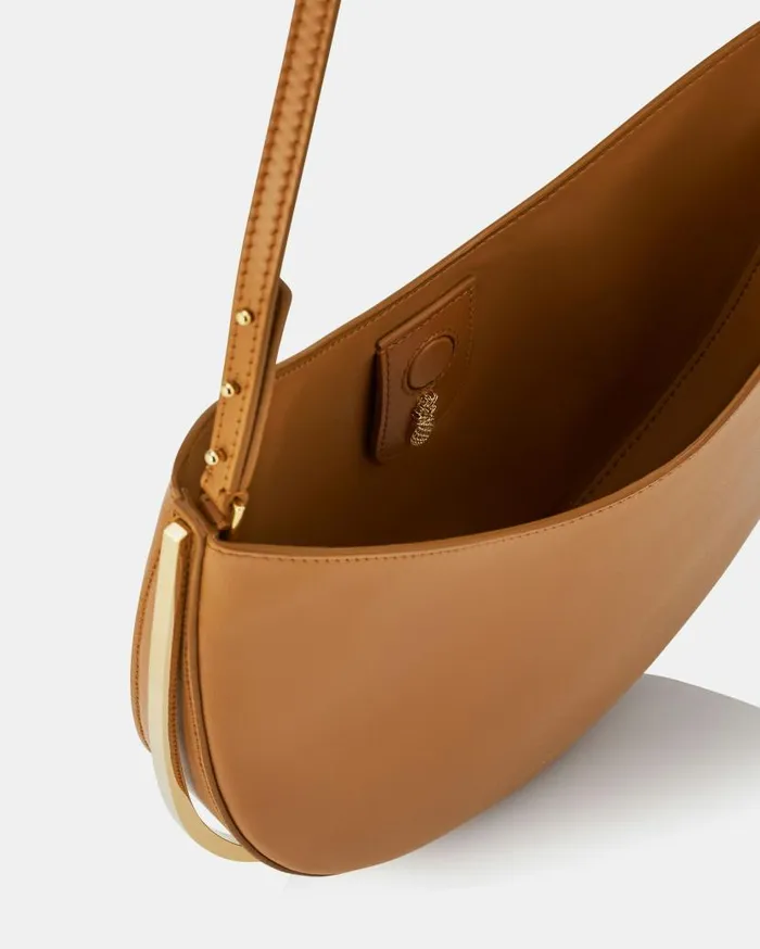 Purist Hobo Brown Women Aquazzura Shoulder Bags Purist Hobo Brown Women Aquazzura Shoulder Bags