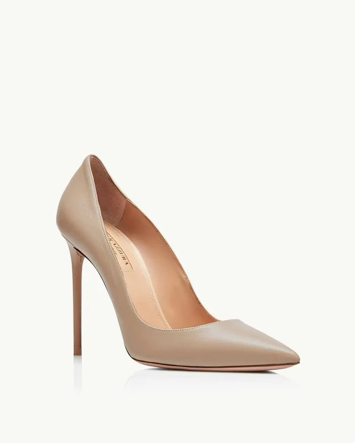 Purist Pump 105 Beige Women Aquazzura Essentials