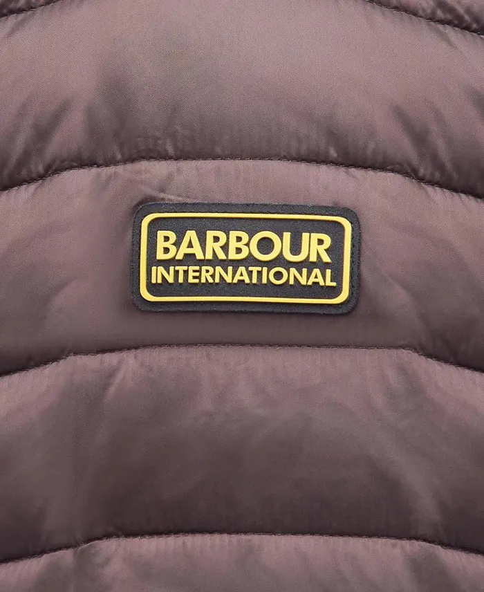 Racer Ouston Quilted Jacket Black Men Barbour Quilted Jackets