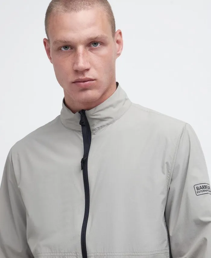 Rail Shell Jacket Concrete Men Barbour Casual Jackets