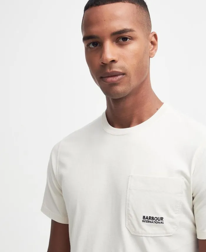 Rapid Pocket TShirt Dove Grey Men Barbour TShirts