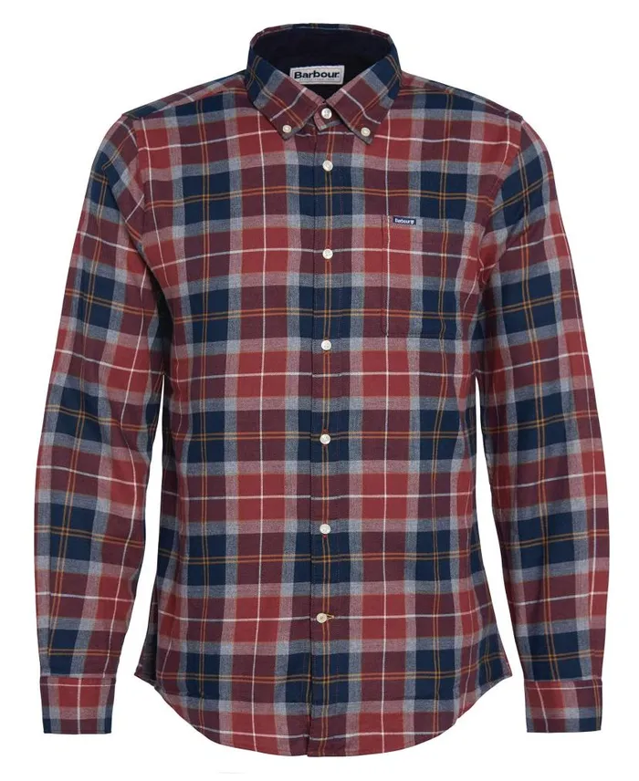 Rasay Tailored Shirt Brackencroft Tartan Men Barbour Shirts