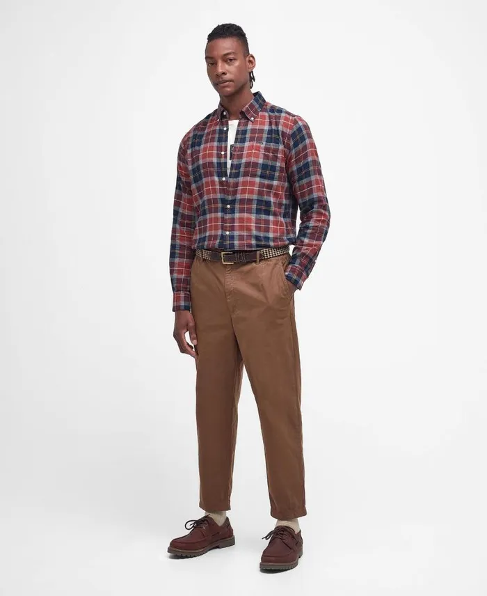 Rasay Tailored Shirt Brackencroft Tartan Men Barbour Shirts