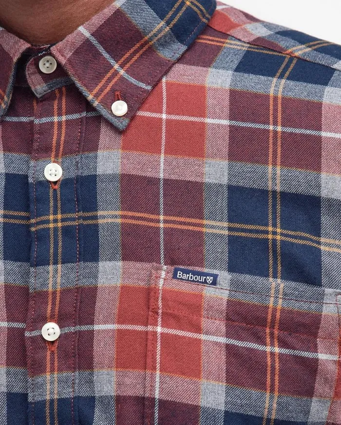 Rasay Tailored Shirt Brackencroft Tartan Men Barbour Shirts