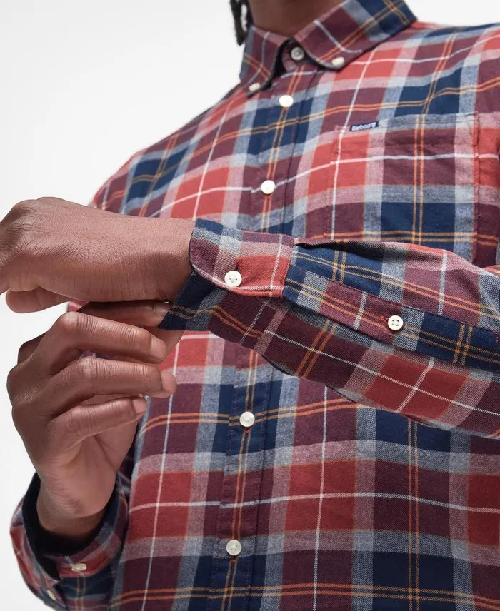 Rasay Tailored Shirt Brackencroft Tartan Men Barbour Shirts