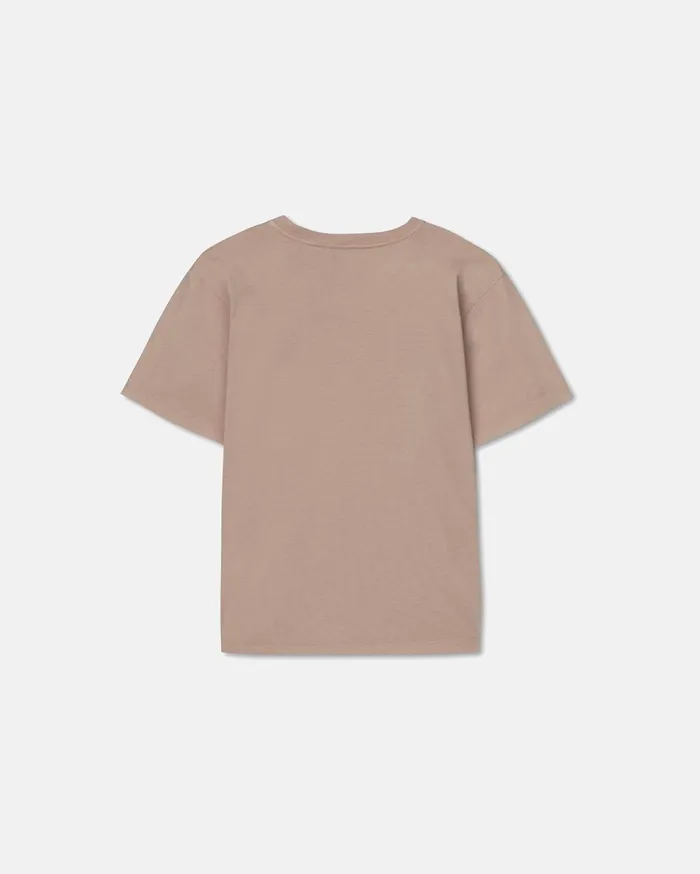 Reece Organically Grown Cotton TShirt Nut WomenMen Nanushka Tops
