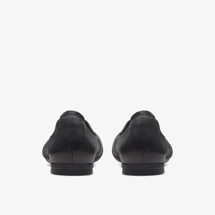 Rena Way Black Women Clarks Flats
