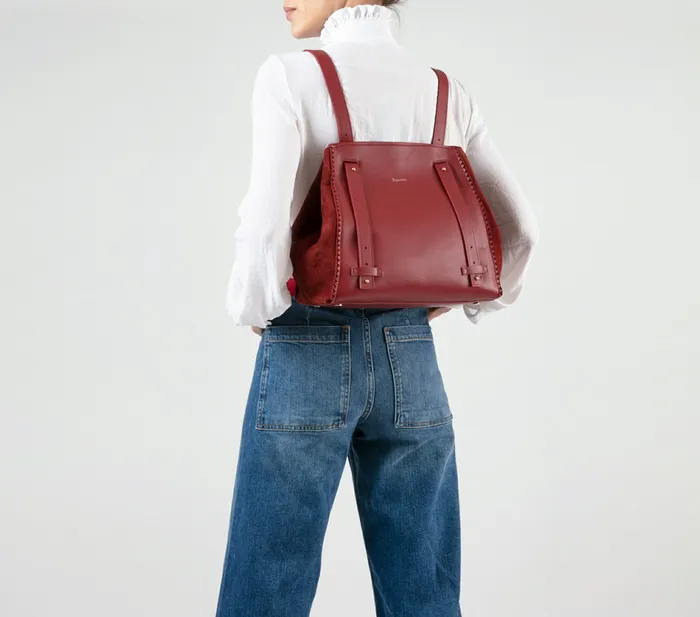 Repetto Womens Backpacks Double Vie Bag Jade Green Gift 4 You