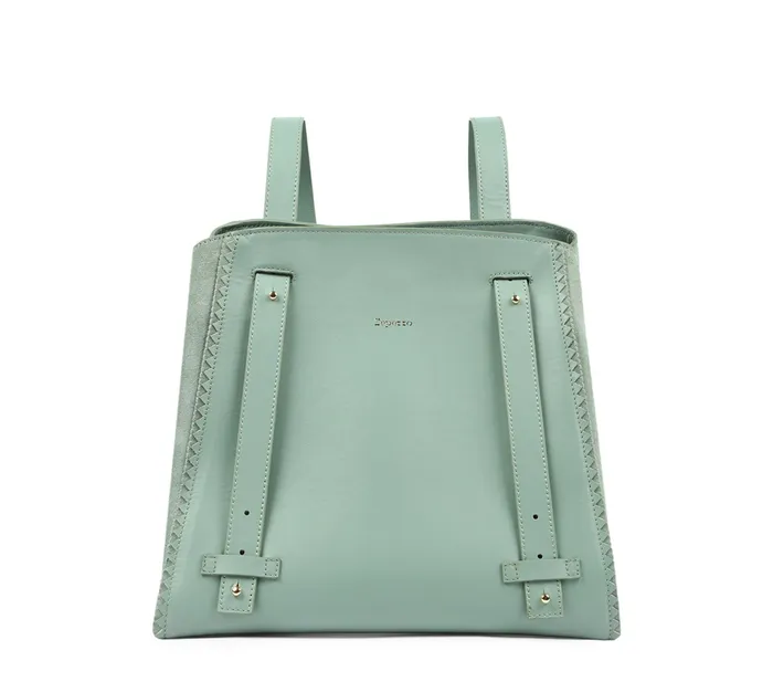 Repetto Womens Backpacks Double Vie Bag Jade Green Gift 4 You