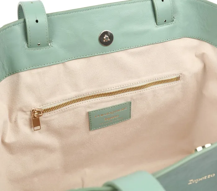 Repetto Womens Backpacks Double Vie Bag Jade Green Gift 4 You