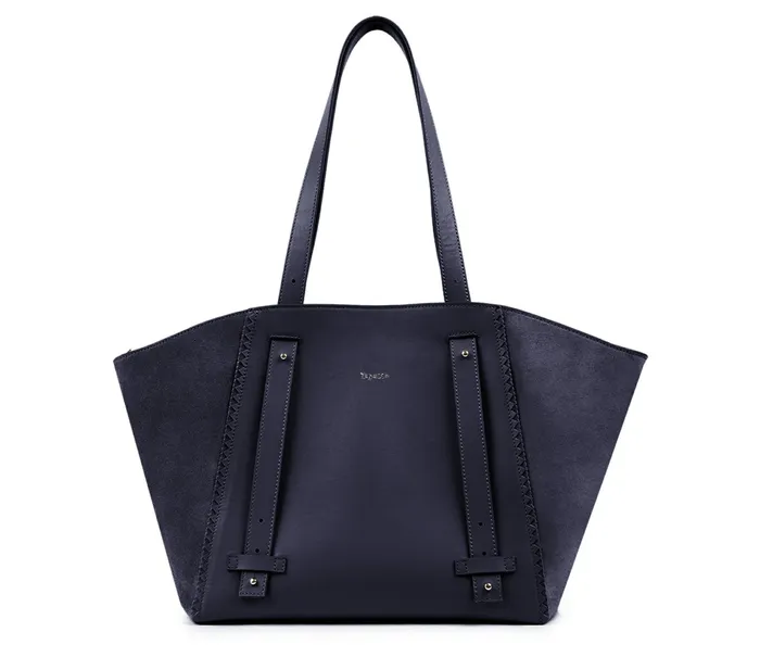 Repetto Womens Backpacks Double Vie Bag Navy Blue For Sale