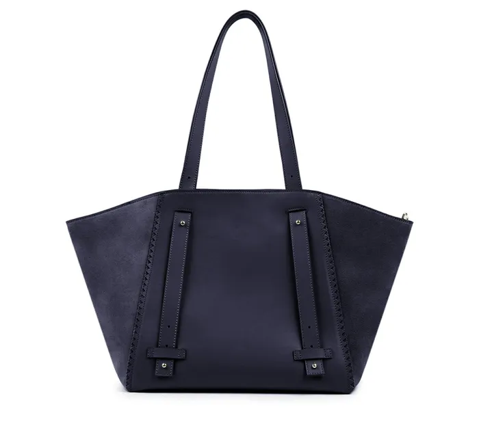 Repetto Womens Backpacks Double Vie Bag Navy Blue For Sale