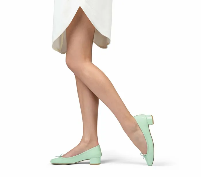 Repetto Womens Ballerinas Camille Ballerinas Pistachio Green