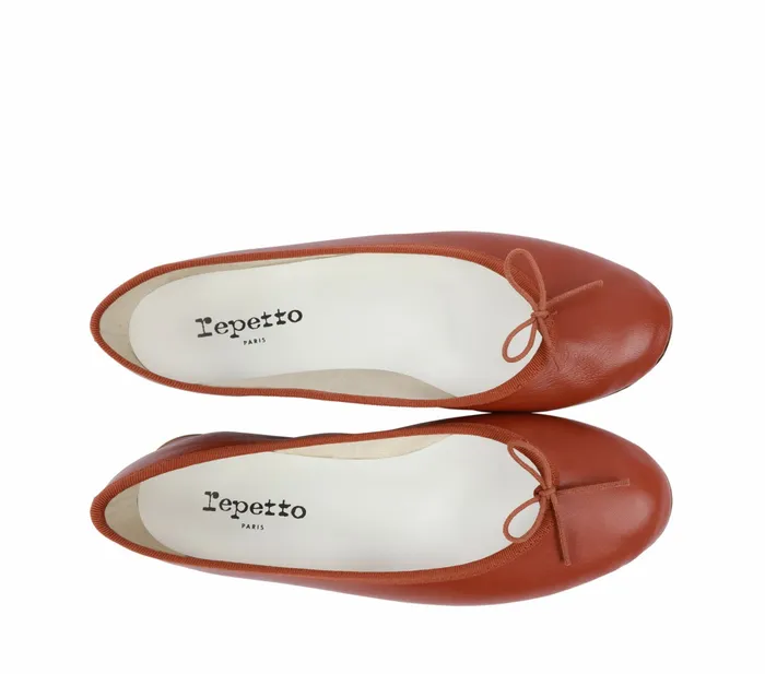 Repetto Womens Ballerinas High Cendrillon Ballerinas Cuba Camel