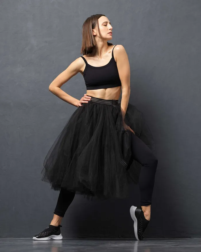 Repetto Womens Dresses and Skirts Ballerine LongLenght Tutu Skirt Black On Sale
