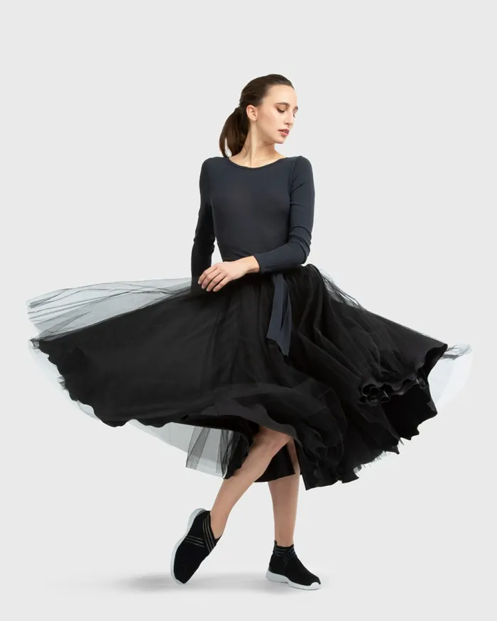 Repetto Womens Dresses and Skirts Ballerine LongLenght Tutu Skirt Black On Sale