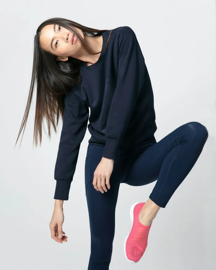 Repetto Womens Knit and Sweats 034R034 Sweater Navy Blue