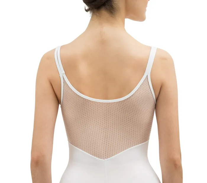 Repetto Womens Leotards and Tunics Women Lacy Leotard White