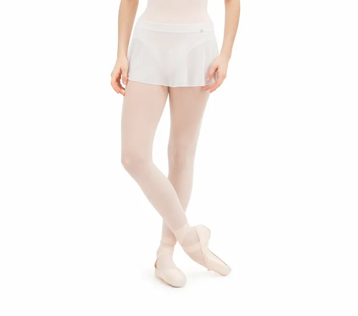 Repetto Womens Skirts Short Fishnet Skirt White