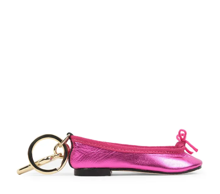 Repetto Womens Small Leather Goods Cendrillon Keychain Pink Near Me