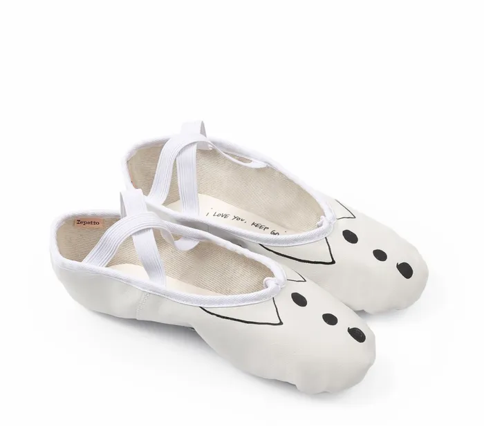 Repetto Womens Soft Ballet Shoes Soft Ballet Shoes By Sia Black And White Casaul