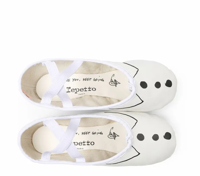 Repetto Womens Soft Ballet Shoes Soft Ballet Shoes By Sia Black And White Casaul