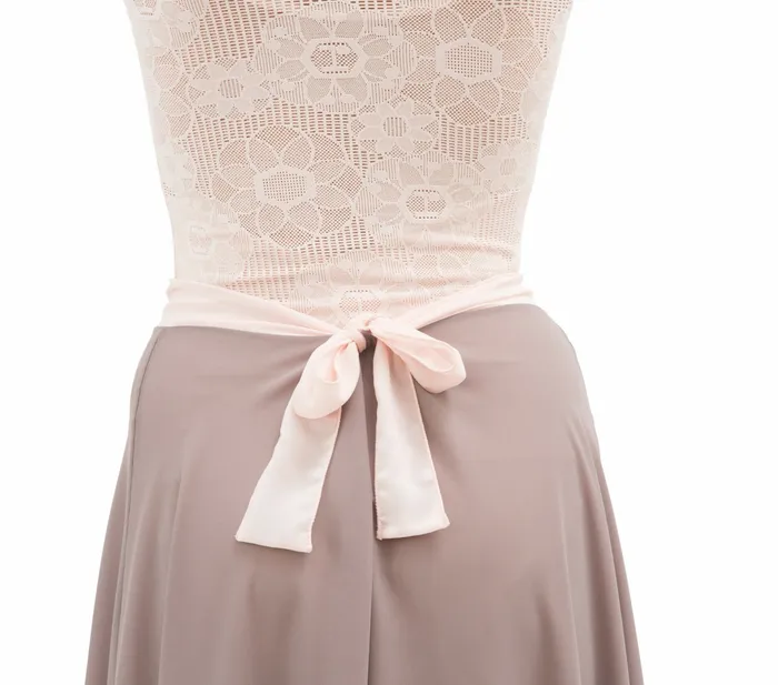 Repetto Womens Tops Long Sleeves Top In Rosette Lace Petal Pink