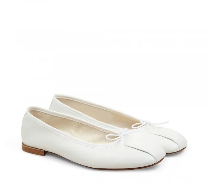 Repetto Womens Wedding Shoes Remy Ballerinas White On Sale